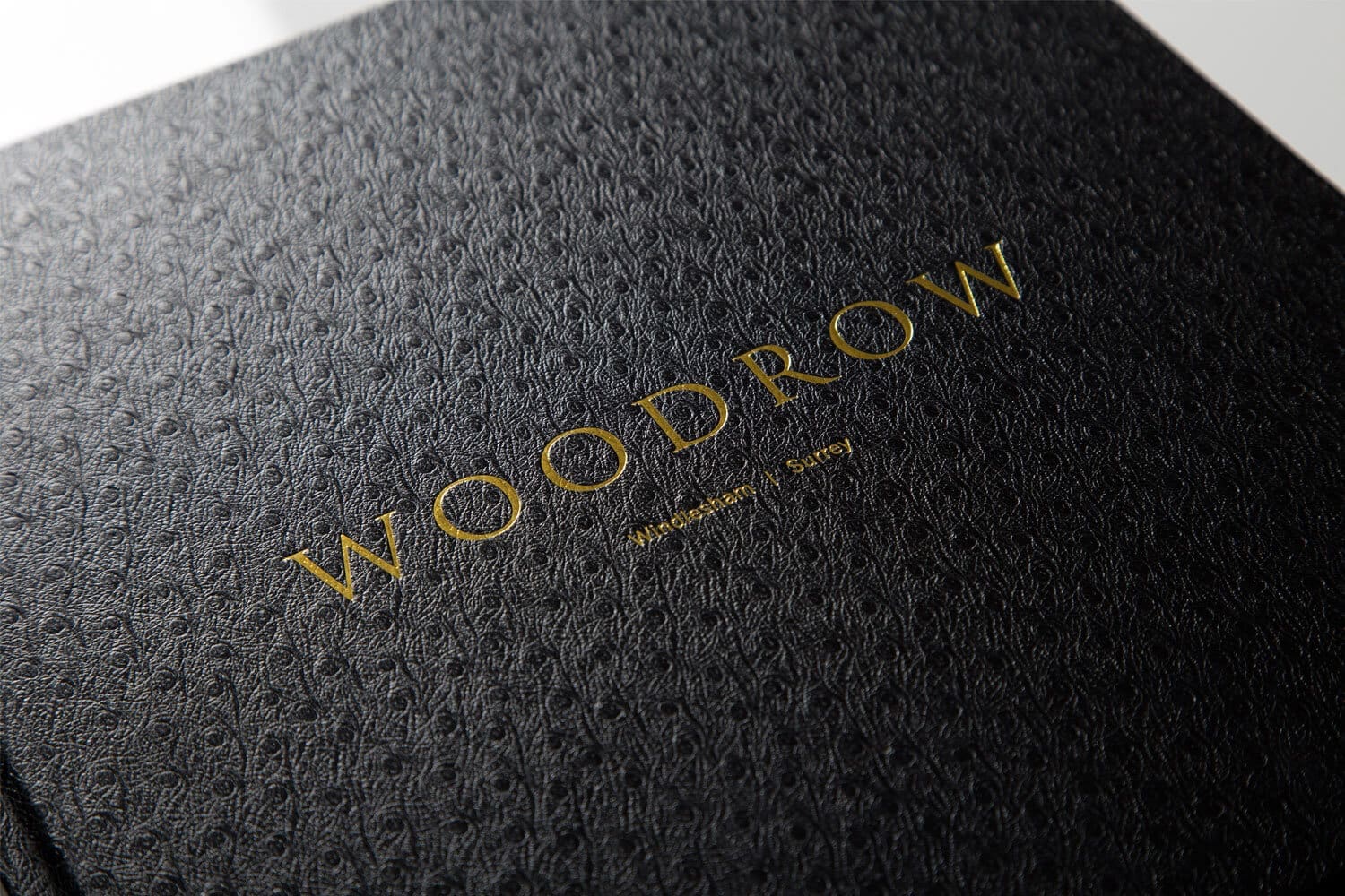 luxury property brochure design for woodrow